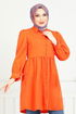 The Headline Laced Up Tunic 401EVO1065-M Orange - Thumbnail