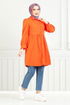 The Headline Laced Up Tunic 401EVO1065-M Orange - Thumbnail