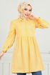 The Headline Laced Up Tunic 401EVO1065-M Yellow - Thumbnail