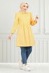 The Headline Laced Up Tunic 401EVO1065-M Yellow - Thumbnail