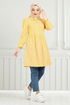 The Headline Laced Up Tunic 401EVO1065-M Yellow - Thumbnail
