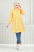 The Headline Laced Up Tunic 401EVO1065-M Yellow - Thumbnail