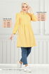 The Headline Laced Up Tunic 401EVO1065-M Yellow - Thumbnail