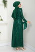 The Headline Must Connect Evening dress 5624END900-M Emerald - Thumbnail