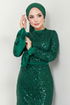 The Headline Must Connect Evening dress 5624END900-M Emerald - Thumbnail