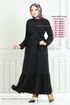 The Headline Rubberized Aerobin Dress 009MR1077-M Black - Thumbnail