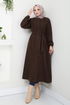 The Headline Rubberized Coat 0504BGS895-M Coffee - Thumbnail