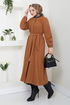 The Headline Rubberized Coat 0504BGS895-M Taba - Thumbnail