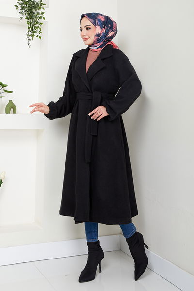 MRV B.G.S. - The Headline Rubberized Stamp Coat 2059BGS895-M Black