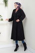 The Headline Rubberized Stamp Coat 2059BGS895-M Black - Thumbnail