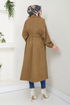 The Headline Rubberized Stamp Coat 2059BGS895-M Taba - Thumbnail