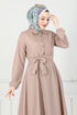 The Headline Rubberized Tericotone Dress 333MSS941-M Vision - Thumbnail