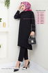 The Headline Rubberized Tunic 180BO1060-M Black - Thumbnail