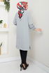 The Headline Rubberized Tunic 180BO1060-M Grey - Thumbnail