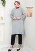 The Headline Rubberized Tunic 180BO1060-M Grey - Thumbnail