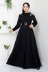 The Shoulder Stony Evening dress 276DVL897-M Black - Thumbnail