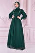Tüll Abendkleid Smaragde ASM2436 - Thumbnail