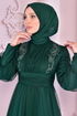 Tüll Abendkleid Smaragde ASM2436 - Thumbnail