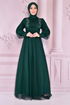Tüll Abendkleid Smaragde ASM2436 - Thumbnail