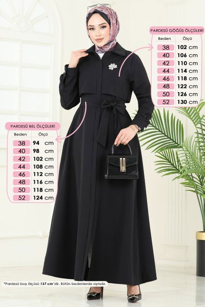 S.L. - معطف أسود 2630SL432-MS