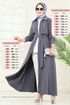 معطف رمادي 2630SL432-MS - Thumbnail