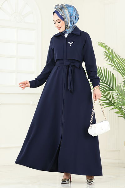 S.L. - Topcoat 2630SL432-MS Navy Blue - 368125