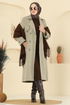 Trenchcoat 040OZT1013-MS Almond Green - Thumbnail