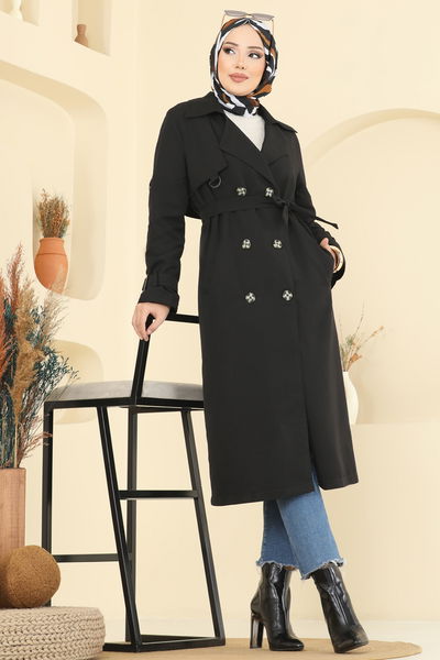 O.Z.T. - ترانشكوت أسود 040OZT1013-MS - 398998