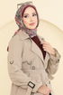 Trenchcoat 040OZT1013-MS Stone - Thumbnail