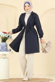 M.P.R. - Trenchcoat 21195MPR1163-MS Navy Blue