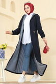 M.S.A. - Trenchcoat 2521MSA980-MS Navy Blue