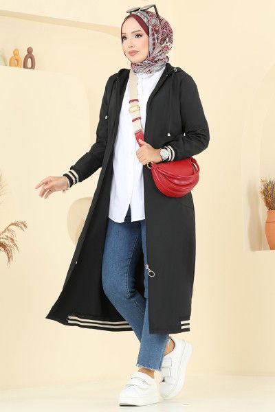S.L. - Trenchcoat 2722SL432-MS Black