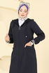 Trenchcoat 2722SL432-MS Navy Blue - Thumbnail