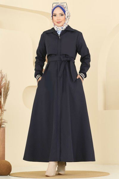S.L. - Trenchcoat 2732SL432-MS Navy Blue