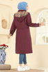 Trenchcoat 5533ZRF469-MS Burgundy - Thumbnail