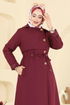 Trenchcoat 6223ANT466-MS Burgundy - Thumbnail