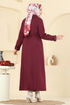 Trenchcoat 6223ANT466-MS Burgundy - Thumbnail