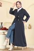 Trenchcoat 6223ANT466-MS Navy Blue - Thumbnail