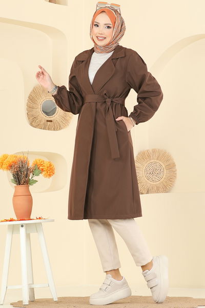 T.E.G. - Trenchcoat 8005TEG847-MS Brown - 407274