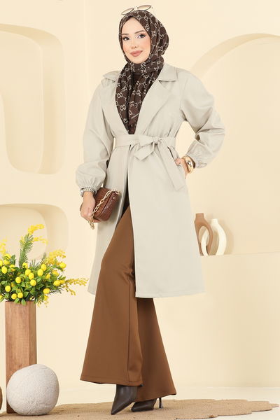 T.E.G. - Trenchcoat 8005TEG847-MS Stone - 407297