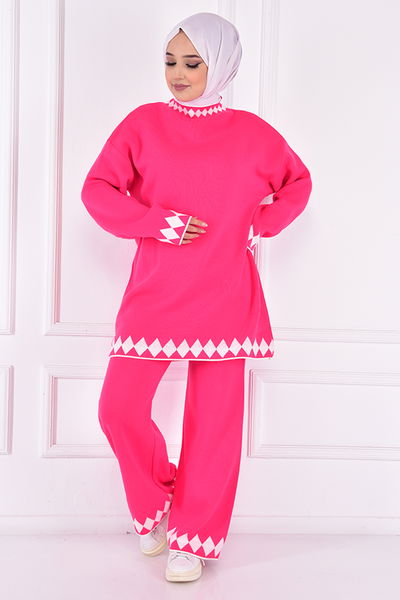 MDD - Triko İkili Takım Fuşya MDD3351