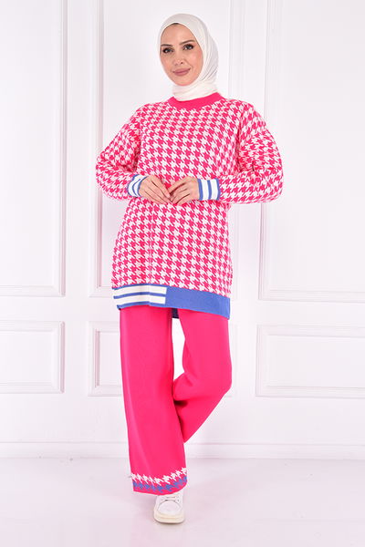 MDD - Triko İkili Takım Fuşya MDD3356