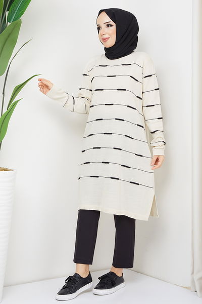 MSV - Triko Tunik MSV21202 Taş