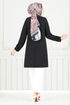 Tunic 016MR1077-M Black - Thumbnail