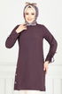 Tunic 016MR1077-M Dark Lilac - Thumbnail