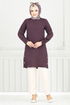Tunic 016MR1077-M Dark Lilac - Thumbnail