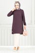 Tunic 016MR1077-M Dark Lilac - Thumbnail