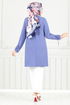 Tunic 016MR1077-M Light Indigo - Thumbnail