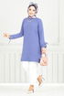Tunic 016MR1077-M Light Indigo - Thumbnail