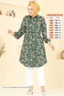 بلوز اخضر عفني 0174BG354-MS - Thumbnail